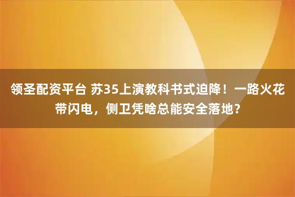 领圣配资平台 苏35上演教科书式迫降！一路火花带闪电，侧卫凭啥总能安全落地？